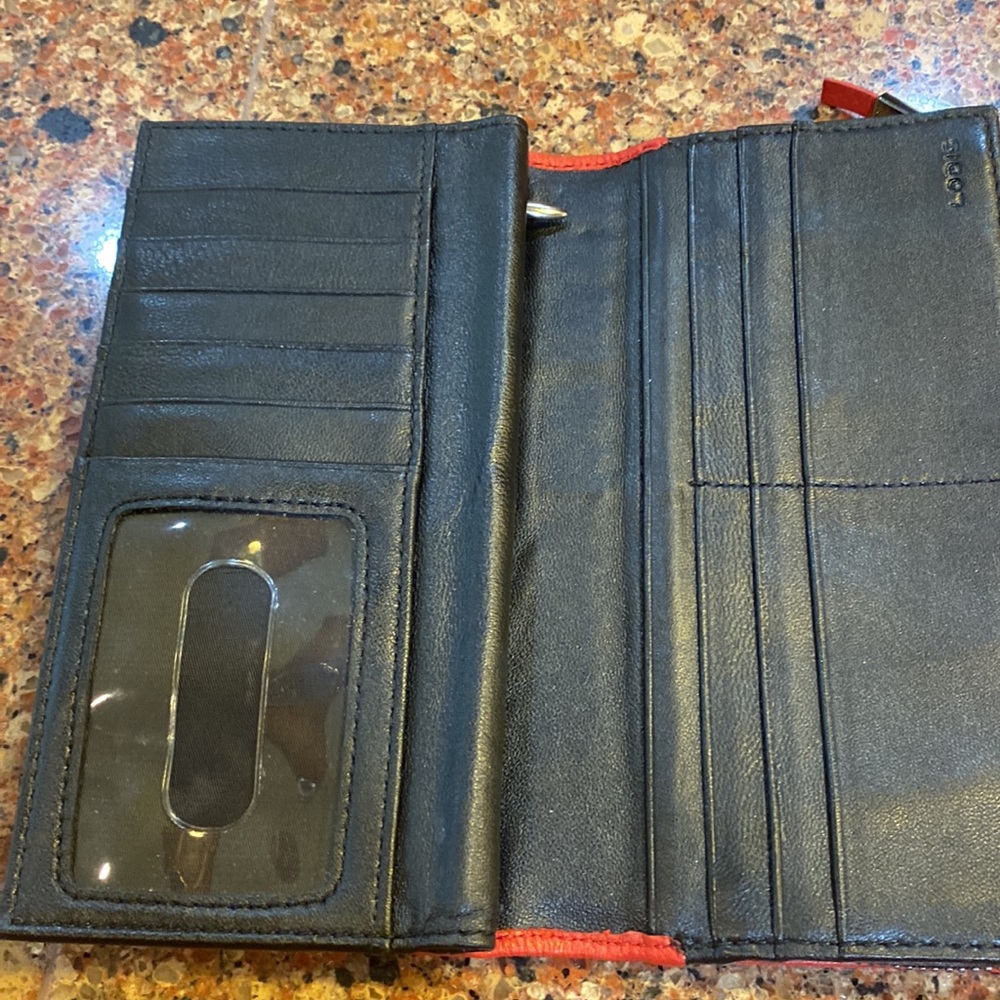 *****PRICE DROP***** NWOT LODIS LEATHER WALLET - Picture 4 of 7